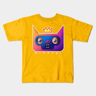 cat monkey gradient boi Kids T-Shirt